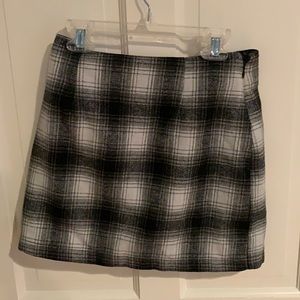 Plaid mini-skirt